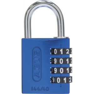 Cadenas &agrave; chiffres 144/40 Lock-Tag en aluminium, bleu - Neuf