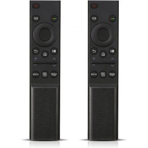 VornixorSarlshop-T&eacute;l&eacute;commande Universelle de Remplacement pour Samsung TV BN59-01358B - Lot de 2 T&eacute;l&eacute;commandes Infrarouges pour Samsung Crystal QLED OLED Curved HDTV 4/8K UHD, Forme incurv&eacute;e, s&eacute;rie S - Neuf