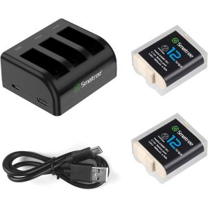 Batteria 2 confezioni da 1800 mAh,compatibile Con GoPro Hero 12,GoPro Hero 11,GoPro Hero 10 e GoPro Hero 9,3 canali,batteria Veloce compatibile Con GoPro Hero 12/11/10/9 - Neuf