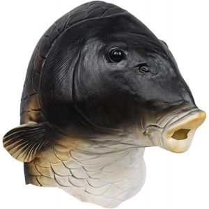Masque de Poisson,Masque de Poisson r&eacute;aliste &agrave; t&ecirc;te Animale Masque en Latex Masque Face &agrave; l'Halloween Costume - Neuf
