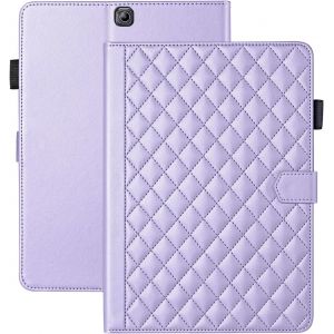 Kal-Coque Pour Samsung Galaxy Tab S2 9.7 Pouces 2015 Sm-T810/Sm-T815 Business Cuir Pu Tablet Étui Pour Galaxy Tab S2 9.7 Avec Fente Pour Carte Fonction Stand Violet - Neuf