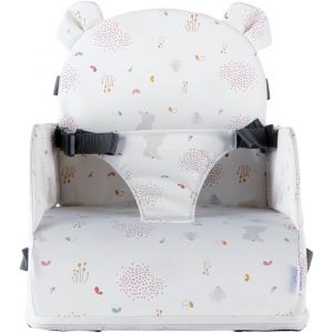 Rehausseur Bleu B&eacute;b&eacute; De 9 Mois &Agrave; 3 Ans Chaise Enfant Avec Dossier Et Coussin- L&eacute;ger, Pliable Et Nomade - Harnais, S&eacute;curit&eacute; - Imperm&eacute;able, D&eacute;houssable Et Lavable - Max 13 Kg - Id&eacute;al Voyage - Neuf
