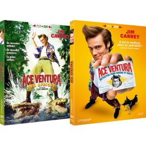 Ace Ventura : Détective Pour Chiens Et Chats &#43; En Afrique - Édition Limitée Combo Blu-Ray &#43; Dvd - Neuf