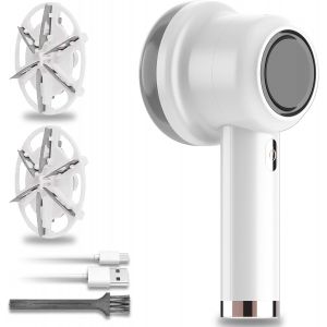 KALANKA-Rasoir &eacute;lectrique Anti-Peluches pour v&ecirc;tements, Chargeur USB, avec 2 t&ecirc;tes de Rechange pour v&ecirc;tements et Tissus - Neuf