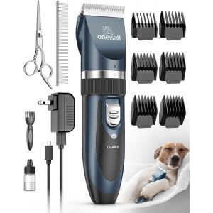 Jgd-Tondeuse Chien Professionnelle Poil Long Epais Tondeuse Pour Chats Et Animaux Silencieux Pour Petits Grands Chiens Chats Animaux De Compagnie(Bleu Marine) - Neuf