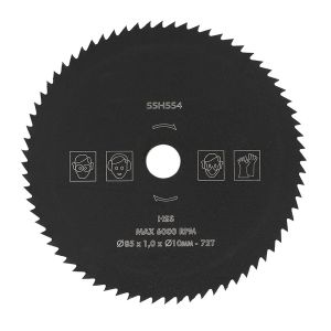 Lame de Scie Circulaire pour le Travail du Bois Roues de Coupe Hss 85 Mm * 10 Mm 72t pour Roues à Disque en Métal et Bois Lames de Scie Circulaire pour des Coupes Précises dans - Neuf