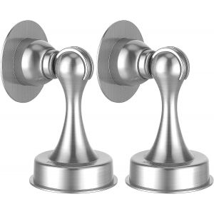 But&eacute;e de porte magn&eacute;tique avec protection murale et deux m&eacute;thodes d'installation - Neuf