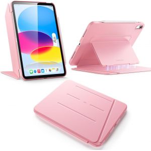 Coque pour iPad 11e G&eacute;n&eacute;ration, Coque iPad 11e/10e Gn&eacute;ration (2025/2022), Couverture de Support Vertical, Angles de Support Multiples, Couverture Ultra-Stable avec Porte-Stylet, S&eacute;rie Flip, Vert - Neuf