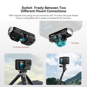 Amagisn Cam&eacute;ra D'action Selfie Stick Tr&eacute;pied Adaptateur Pour Gopro Hero 13 - Neuf
