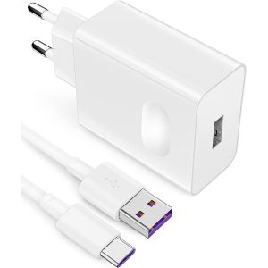 Lbgwp60-40w Supercharge Chargeur Rapide Pour Honor 200 Lite 90 Lite Magic6 Lite X6b, Supercharge Chargeur Avec 5a Câble Usb C 1m Pour Honor Magic7 Lite 6pro 5lite Magic V3 200pro 200 Smart 70 Lite X8 - Neuf
