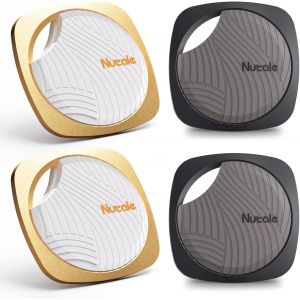 lbgwp60-Focus 4Pcs Localisateur D'Objets De Clé Portefeuilles Key Finder Rappel Anti-Perte Intelligent Bidirectionnel Porte Clés Localisateur Et Traqueur Sonore Pour Retrouver Clés - Neuf