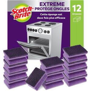 LETNERNY-Extreme, Éponge Grattante, 12 Par Lot - Pour Le Nettoyage Des Casseroles, Poêles, Grills Et Grilles De Four - Neuf