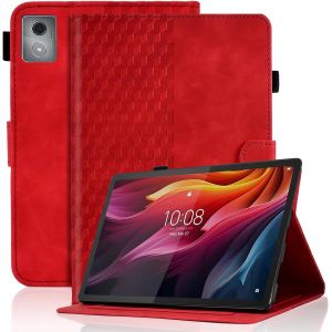 Tianyi-&Eacute;tui De Protection Pour Lenovo Tab M11 Plus/K11 Plus 11,5"" 2024 - En Cuir Synth&eacute;tique De Qualit&eacute; Sup&eacute;rieure - Avec Fentes Pour Cartes - Avec Fonction Support Multi-Vue - Rouge - Neuf