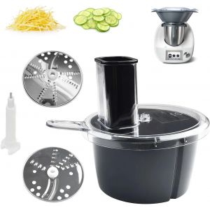 Nouvelhorizonstore-Coupe L&eacute;gumes, Coupe Legumes Multifonctions Pour Tm5 Et Tm6, Rapeur Legume En Acier Inoxydable Et Abs Traitement Efficace Des Legumes R&acirc;pe De Cuisine Pour Diff&eacute;rents Types De L&eacute;gum - Neuf