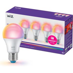 Vornixorsarlshopampoule Led Connect&eacute;e A60, Multicolore Et Blanc Ajustable, Culot E27, &Eacute;quivalent 60 W, 2200-6500 K, 806 Lumens, Intensit&eacute; R&eacute;glable, Compatible Alexa, Google Assistant Et Apple Home, P - Neuf