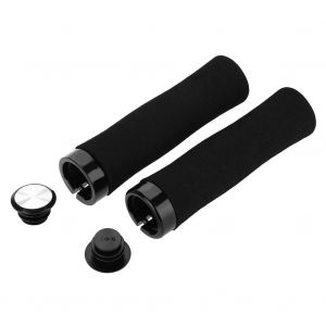 1 Paire De Guidon De Cyclisme V&eacute;lo Verrouillage De V&eacute;lo Poign&eacute;e De Guidon Accessoire (Noir) - Neuf