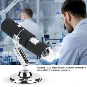 Microscope numerique sans fil WiFi 2MP, microscope electronique HD, grossissement 1000X - Neuf