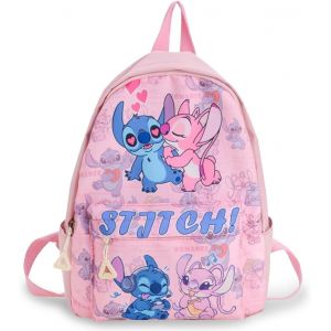 Cartoon Cartable pour Enfants,3D Imprimé Grande Capacité Sac à Dos pour Enfants,Sac de Étudiant Cartable Livre Sac,Sac à Garçons Voyage Sac à Dos Rose - Neuf