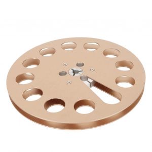 1/4 7 pouces bobine de bande vide 11 trous universel alliage d'aluminium bobine ouverte bande son bobine vide bande de prise de bobine or - Neuf