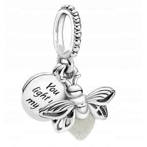 Pendentif Ver Luisant Argent 925 Gratuit - Neuf