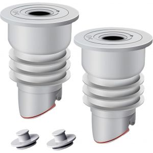Joint De Tuyau De Machine À Lave, 2 Pcs Joint De Tuyau En Silicone,Cuisine Salle De Bain Tuyau De Vidange Égout Joint Anneau Anti Odeur Bouchon D'Étanchéité Pour Réservoirs De Vida[LAV0238] - Neuf