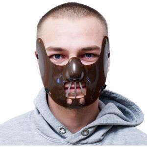 Masque D'horreur Psychopathe ""Mordeur"" Dans Le Style D'hannibal Lecter - Neuf
