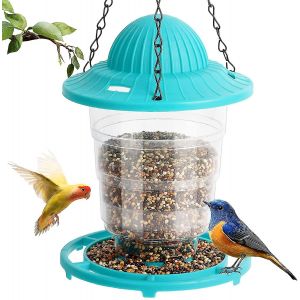 Mangeoire &Agrave; Oiseaux Suspendue Pour L'ext&eacute;rieur, 520 Ml, R&eacute;sistante Aux &Eacute;cureuils - Neuf