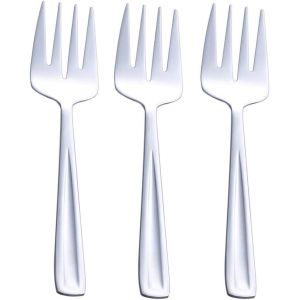 Kalanka-Set De Grandes Fourchettes De Service En Acier Inoxydable, 24.1cm De Grandes Fourchettes De Service Pour Les Fêtes, Banquets, Buffets, Lavable Au Lave-Vaisselle, 3 Pièces - Neuf