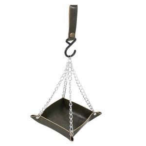 Plateau De Mangeoire Pour Oiseaux Plateau D'eau Pour Oiseaux Suspendu Vert - Neuf