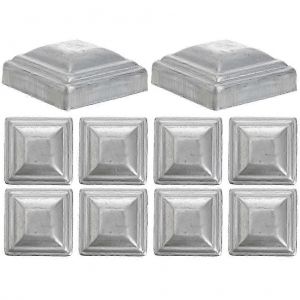 10pcs Post Toppers Fence Post Cap Extérieur Pelouse Clôture Post Protective Housses - Neuf