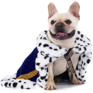 Kal-Pet Serial Lux Cape En Fourrure Bleue Pour Costume D'halloween, Costume De Roi, Reine, Prince Et Princesse, Cosplay-M - Neuf