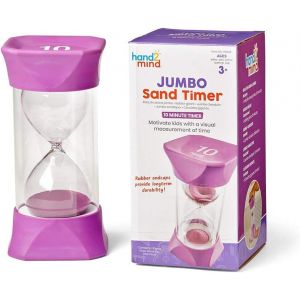 Checarzhn--No1-Learning Resources Sablier De Dix Minutes, Timer Enfant, Sablier Enfant, Time Timer Enfant, Chronomètre Minuteur, Horloge Enfant, Sablier Bros Dents Enfant, Minuteur Enfant, Chronomètr - Neuf