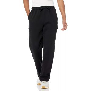 Jexnovashop-Homme Pantalon De Survêtement Cargo En Polaire À Ourlet Ouvert - Neuf