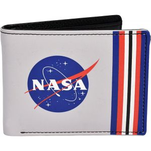 Portefeuille &Agrave; Deux Volets De La Nasa Dans Un &Eacute;tui D&eacute;coratif En &Eacute;tain,Multicolore - Neuf