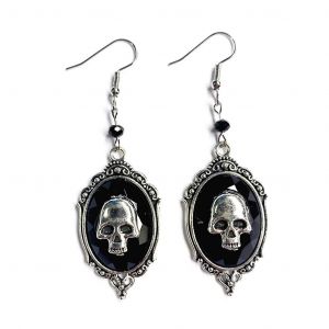 Gothique Punk Boucles D'oreilles Pendantes Bijoux Accessoires Skull Boucles D'oreilles Alliage Mat&eacute;riau - Neuf