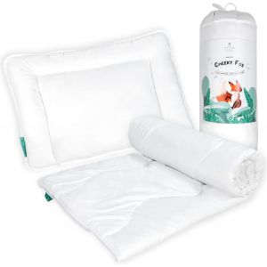Cheeky Fox Children's Bedding Set,Baby Duvet 100 X 135 Cm And Pillow 40 X 60 Cm | Oeko-Tex Standard 100 Certified Quality | Hypoallergenic Option | Suitable For A 70 X 140 Cm Bed - Neuf