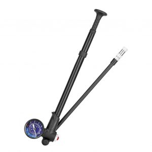 Pompe A Air Pour Velo Avec Manometre, Pompe A Pneu Pour Velo, Pompe A Air Portable Pour Vehicule - Neuf