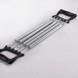 Extenseur De Poitrine Reglable Avec Ressorts En Acier, Bandes De Resistance A 5 Voies Pour Equipement De Musculation A Domicile - Neuf