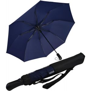 Parapluie De Golf En Fibre De Verre Xxl 124 Cm Avec Syst&egrave;me Automatique, Noir , 124 Cm, Parapluie De Poche Xxl - Neuf