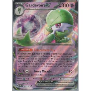 Carte Pok&eacute;mon - Gardevoir Ex - 029/091 - Ultra-Rare - Ev4,5 Destin&eacute;e De Paldea - Neuf