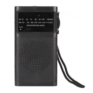 Radio de poche AM FM avec haut-parleur Jack 3,5 mm Radio portable aliment&eacute;e par batterie pour une r&eacute;ception longue port&eacute;e int&eacute;rieure et ext&eacute;rieure - Neuf