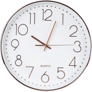 ChenQuanSarl-Horloge Murale Silencieuse, Mouvement Quartz, Cadran Abs, Design Moderne, Pour Salon, Bureau, Chambre - Neuf