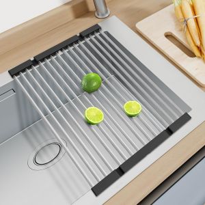 Egouttoir Vaisselle, Egoutoir Vaisselle Cuisine, Rangement Et Organisation De Cuisine, S&eacute;che Vaisselle Pliable Et Amovible, Accessoire Maison Pratique (44 X 33cm).[Chu10500435] - Neuf