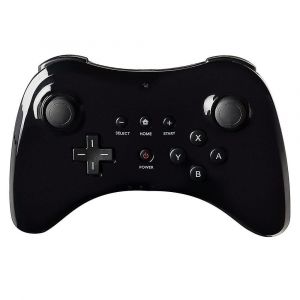 Manette de jeu sans fil pour Wii U Pro ¿ Noir et blanc, appairage facile, Bluetooth, design ergonomique, connexion stable - Neuf