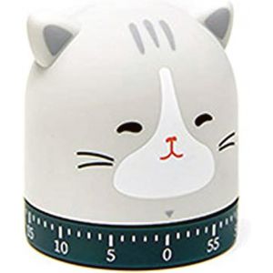 Minuteur De Cuisine Mécanique Red Dollar (Gris), Cadeau De Noël, Nouvel An, 60 Minutes, Cadran Rotatif, Rappel De Compte À Rebours, Pas De Piles, Sonnerie Forte, Gestion Du Temps De Cuisson - Neuf