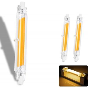 Kalanka-Ampoules R7s Led 78mm,Dimmable,10w &iquest;&iquest;Quivalent &iquest;&iquest; Ampoule Halog&iquest;&iquest;Ne 78mm 100w, Sans Scintillement,Blanc Chaud 3000k 1000lm,Ac 220-240v,&iquest;&iquest;Clairage &iquest;&iquest; Faisceau 360&iexcl;&Atilde;, Lot De 2 - Neuf