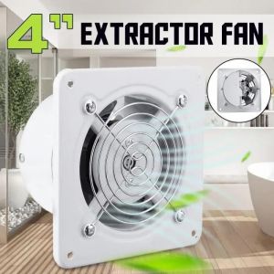 TEMPSA Silencieux Ventilateur Extracteur Fenêtre d'échappement Pour Cuisine Salle de Bains - Neuf