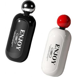 KALANKA-2 Pack 2 en 1 Lavable Rouleau Poils Animaux avec grattoir, Gel r&eacute;utilisable Brosse Collante Rouleau V&ecirc;tements, Mini Format de Voyage Rouleau Anti Peluche Balle pour (Blanc et Noir) - Neuf