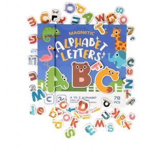 Tableau d'apprentissage magn&eacute;tique de l'alphabet ABC, jouet pour enfants d'&acirc;ge pr&eacute;scolaire, cadeaux de vacances - Neuf