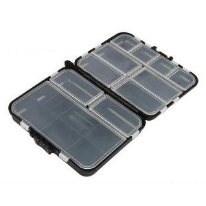 Boîte De Rangement Polyvalente Double Face Pour Matériel De Pêche ¿ Organiseur Durable Et Transparent Pour Hameçons, Leurres Et Petits Objets Essentiels - Neuf